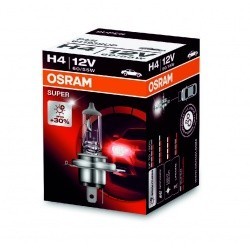 OSRAM лампочка H4 (60/55) P43t-38+30% SUPER 12V  10/100 HIT